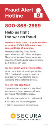 Fraud Alert Insert